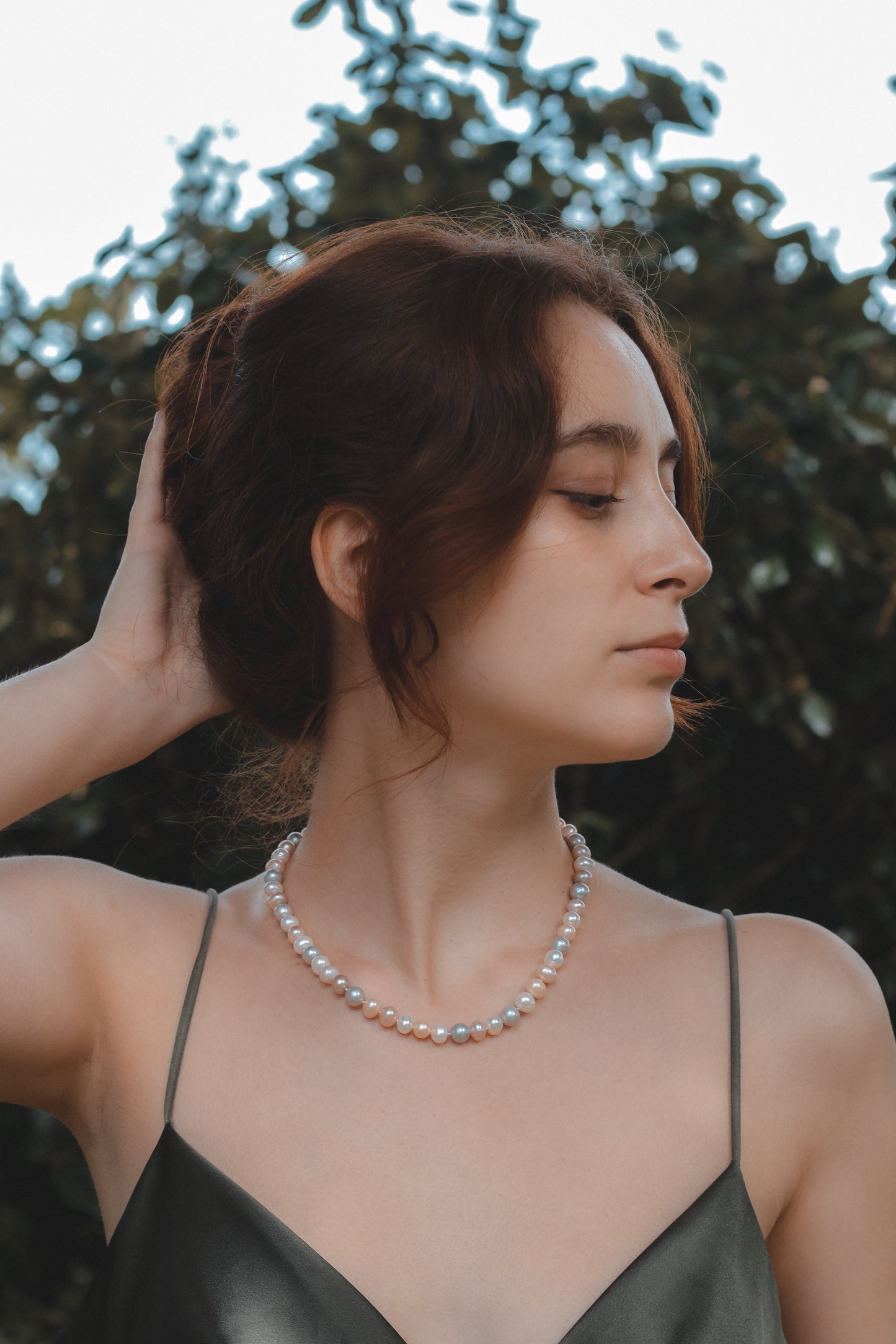 Multi-Coloured Freshwater Pearl Necklace