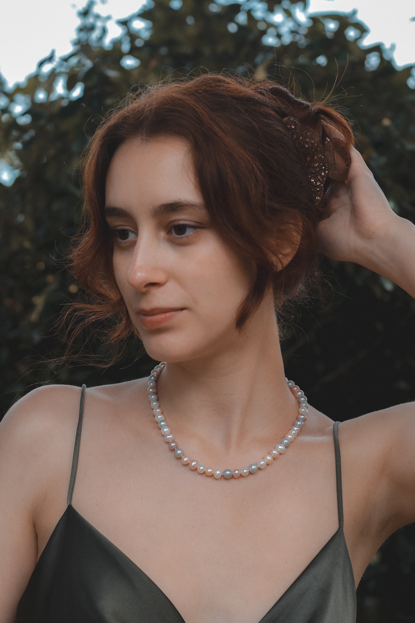 Multi-Coloured Freshwater Pearl Necklace