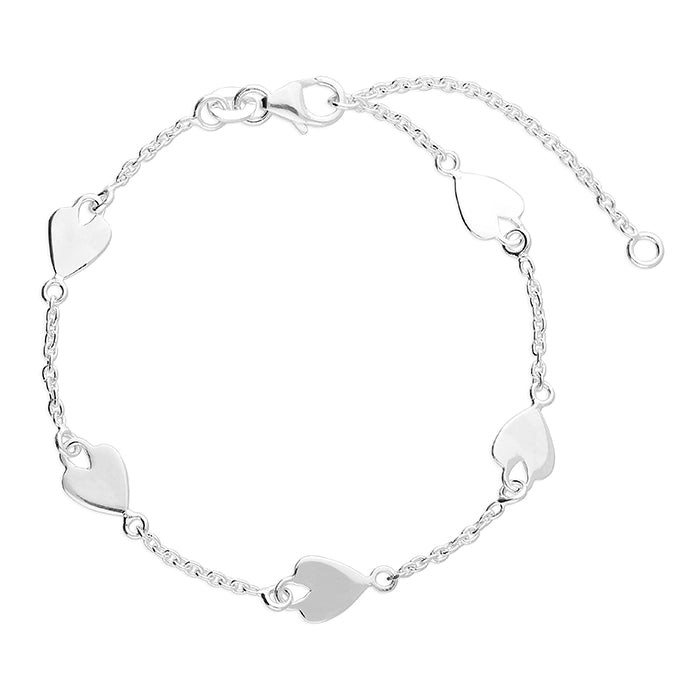 Heart Charm Bracelet