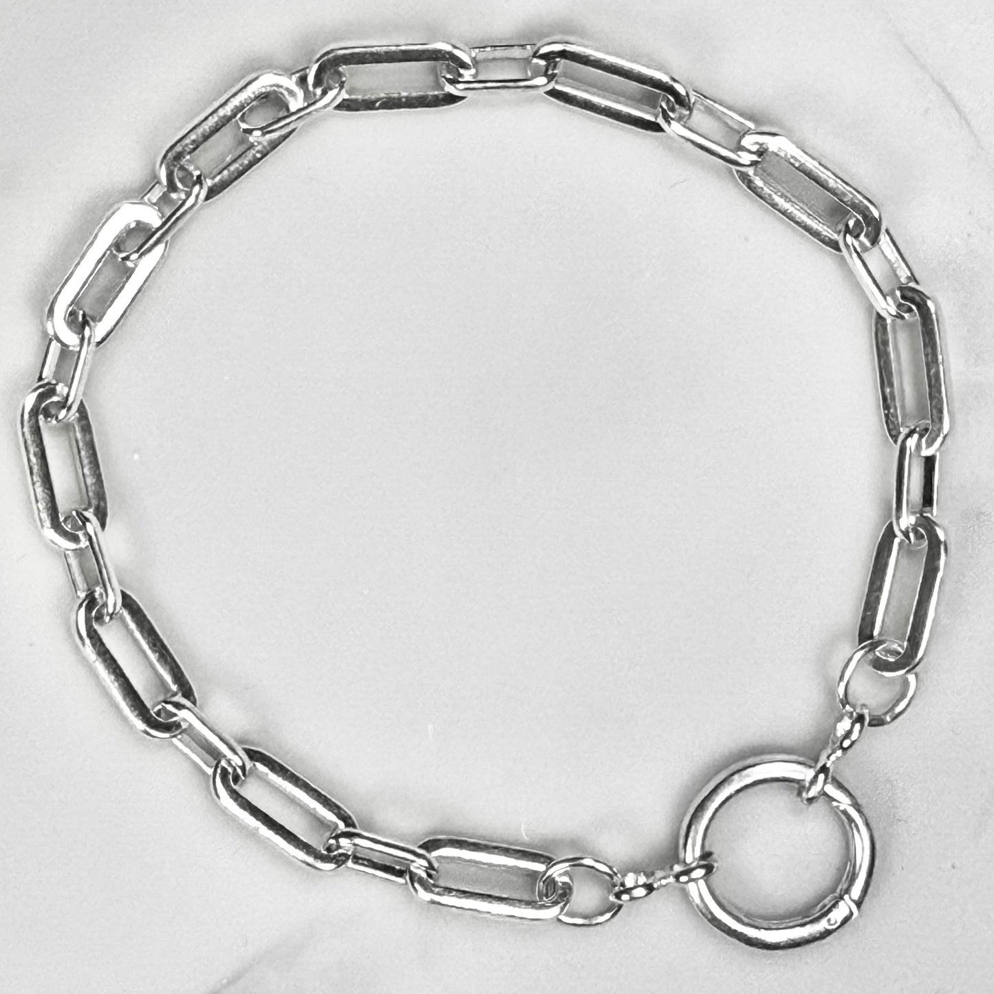 Heavy Paperclip Chain Bracelet