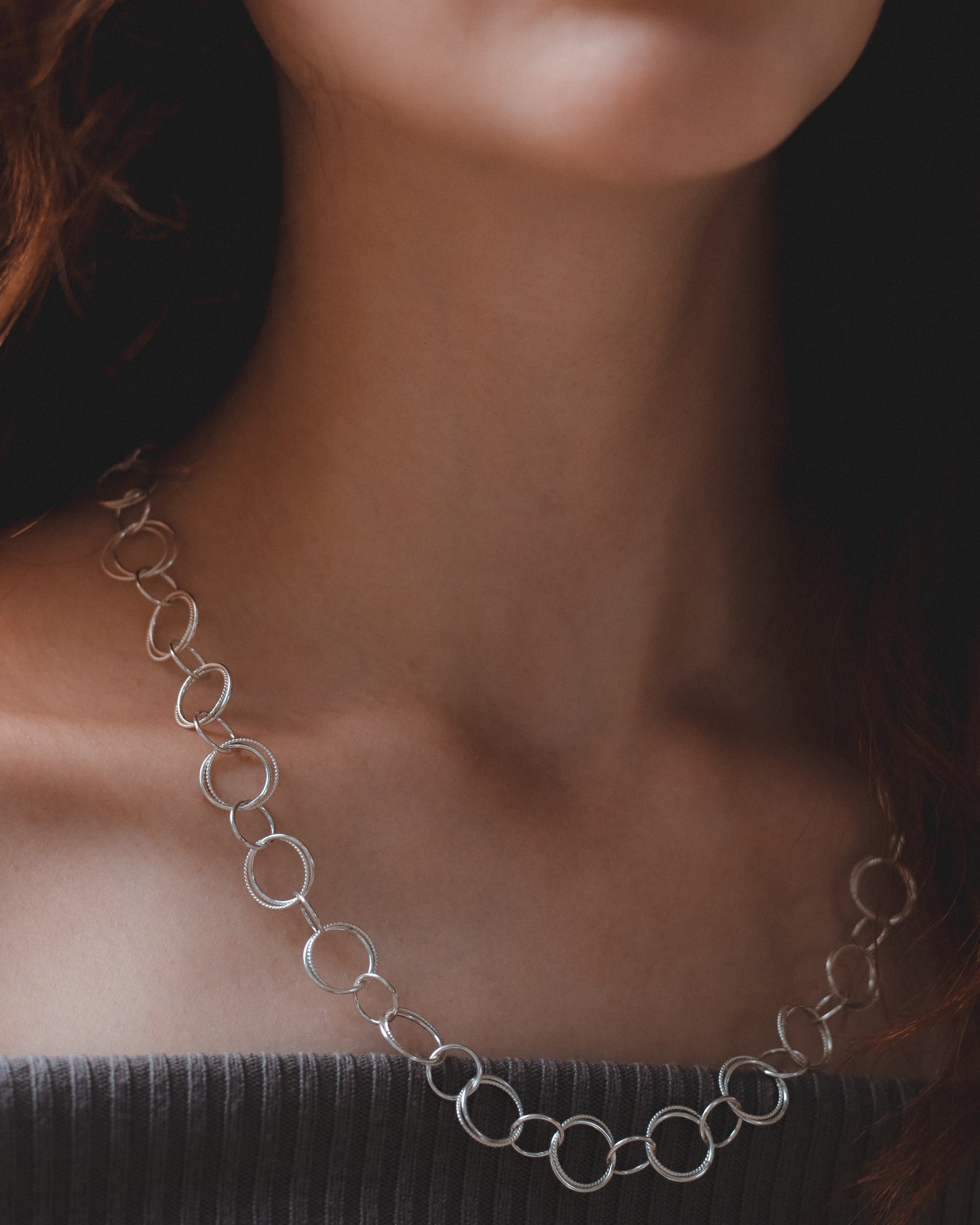 Double Circle Necklace