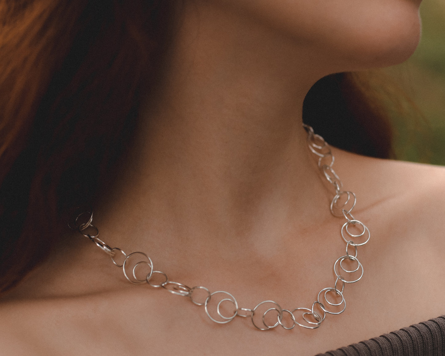 Double Circle Necklace