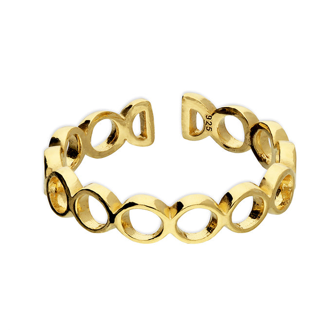 Gold Plated Sterling Silver Toe Ring