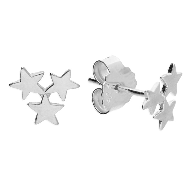 Small Triple Star Stud