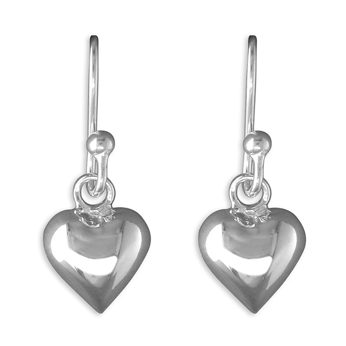 Sterling Silver Earring Heart Earrings