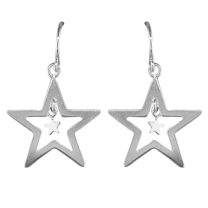 Star in outline star hook-in drop
