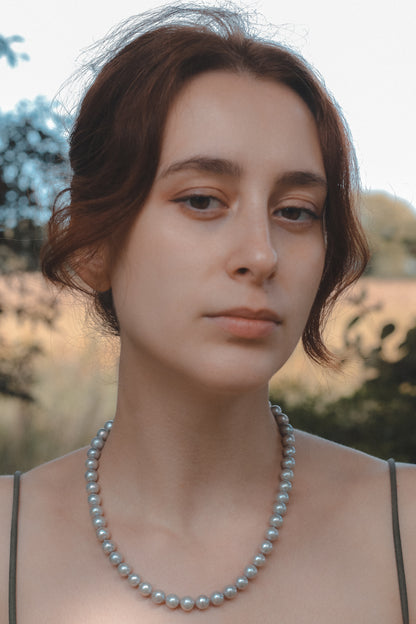 Freshwater Grey Pearl Necklace