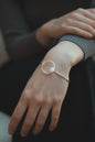 Silver Hammered Bangle