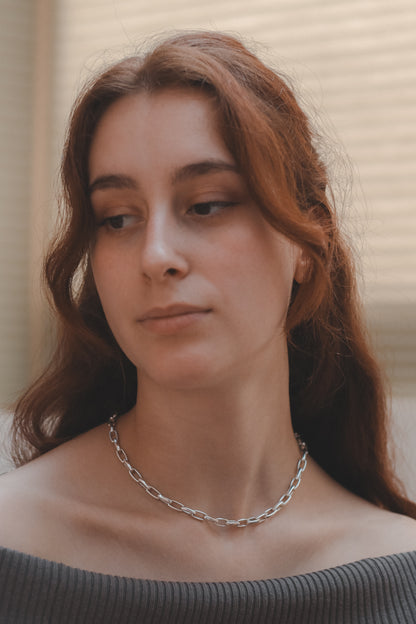 Heavy Weight Loose Rectangle Trace Chain