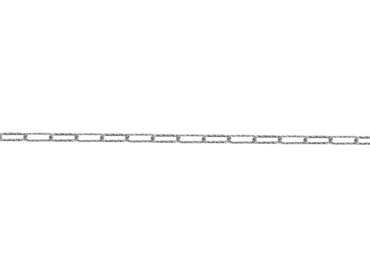 Sparkly Long Link Round Chain