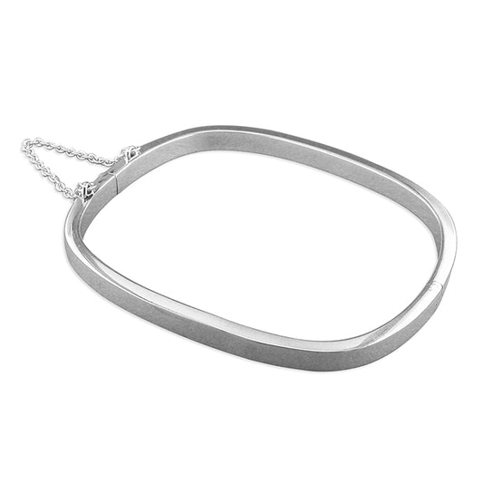 Plan TV Shape Hollow Clip Bangle