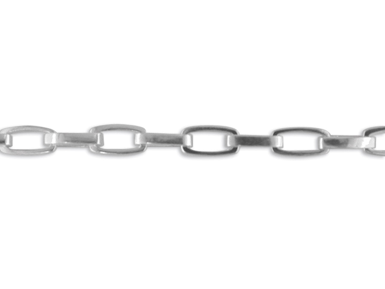 Heavy Weight Loose Rectangle Trace Chain