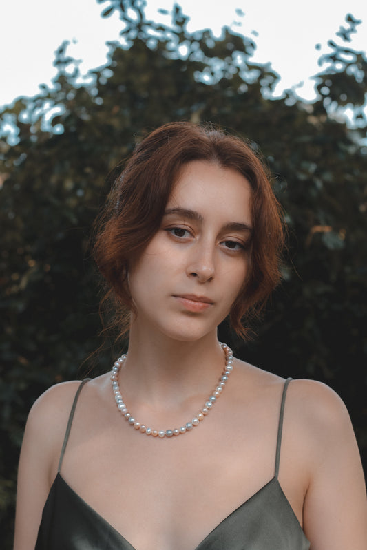 Multi-Coloured Freshwater Pearl Necklace