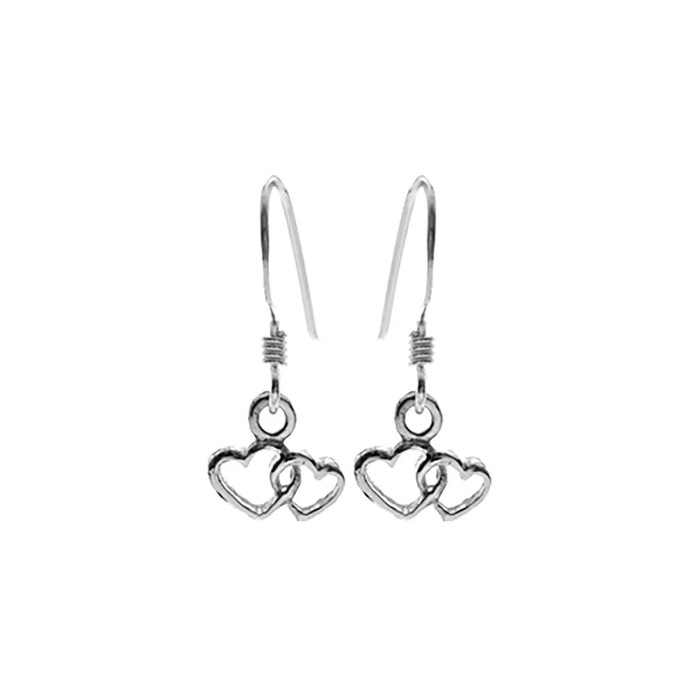 Linked Lover Heart Earrings