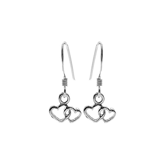 Linked Lover Heart Earrings