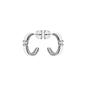 Solitaire Stud Hoop