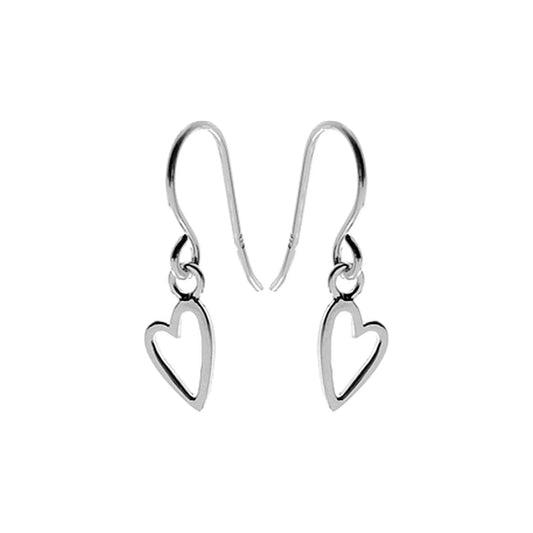 Single Offset Heart Earrings