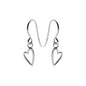 Single Offset Heart Earrings