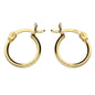 12mm Small Gold Plated Hoop