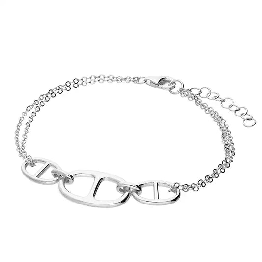 Double Chain with a Trio of Links
