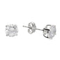 Cubic Zirconia 6mm Stud Earring