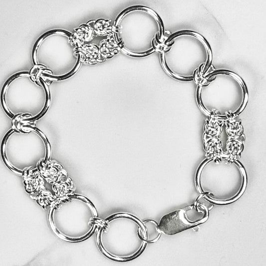 Byzantine Chain Mail and Circle Bracelet