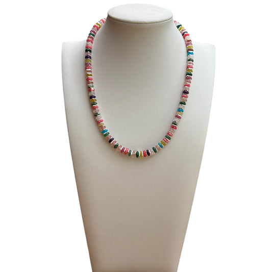 Tourmaline and Silver Necklace