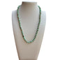 Pale Green Howlite Knotted Necklace