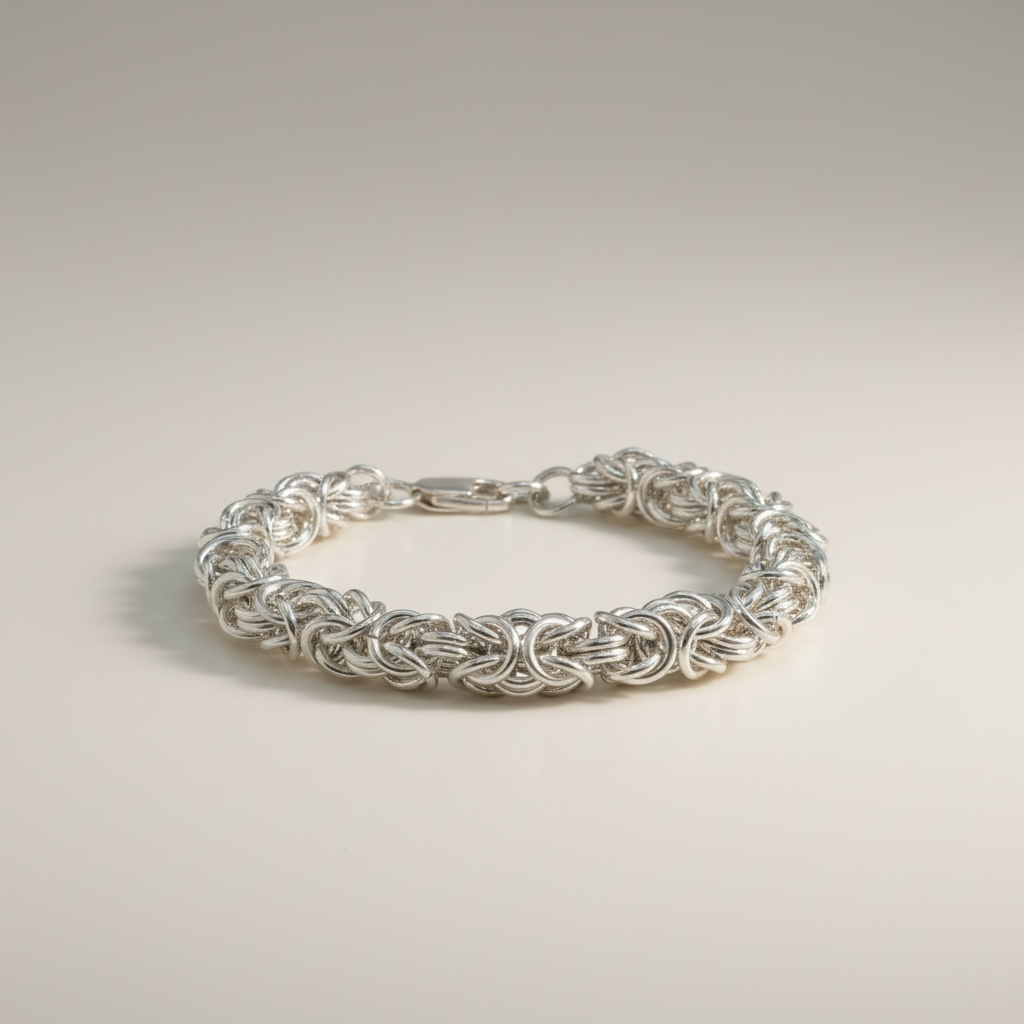 Heavy Byzantine Chain Mail Bracelet