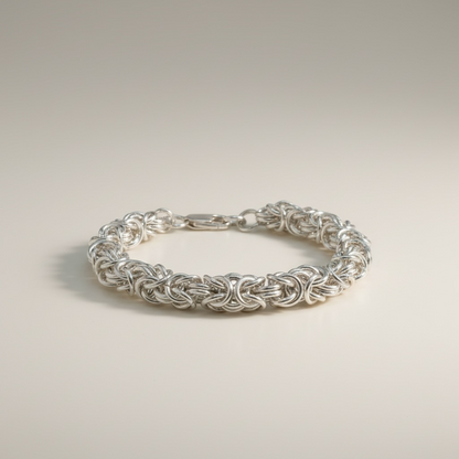 Heavy Byzantine Chain Mail Bracelet