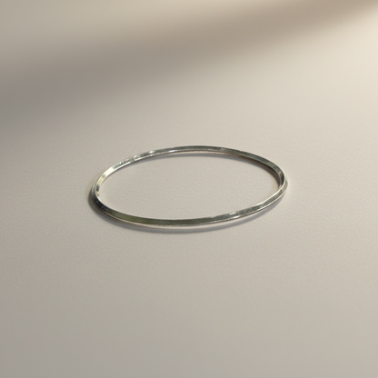 Silver Square Bangle