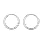 12mm Silver Sleeper Top Hinged