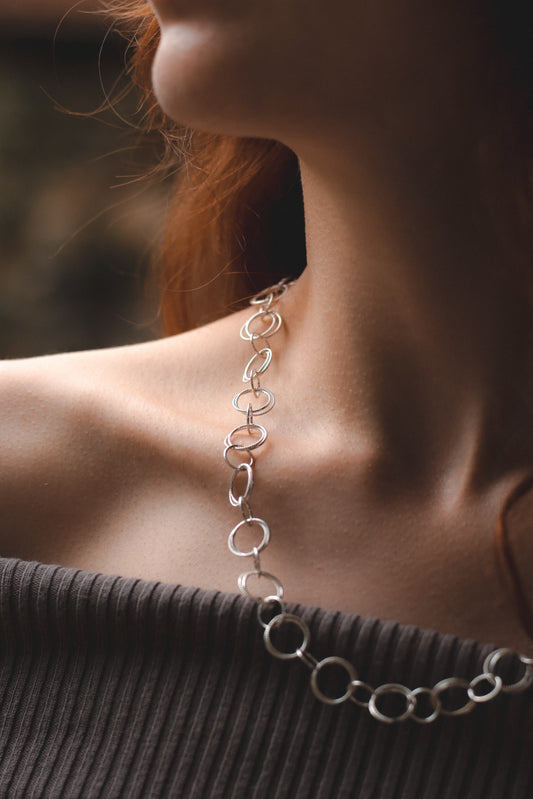 Double Circle Necklace