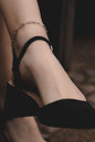 Medium Weight Paperclip Ankle Chain