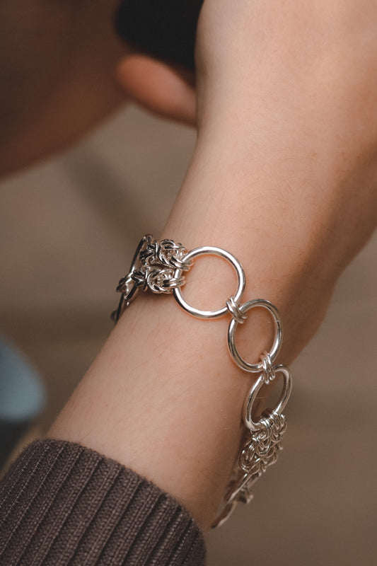 Byzantine Chain Mail and Circle Bracelet