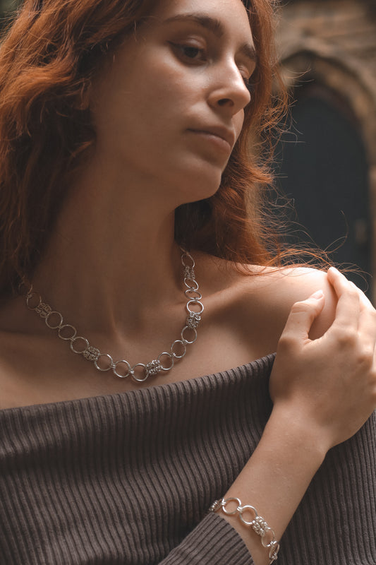 Byzantine Chain Mail and Circle Necklace