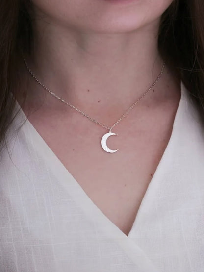 Silver Moon Pendant