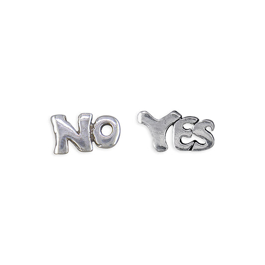 Yes / No Stud Earring