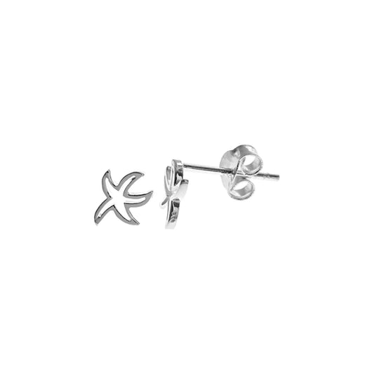 Starfish Silhouette Stud