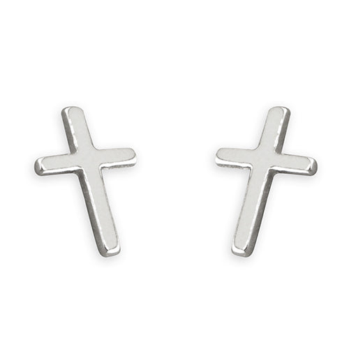 SMALL CROSS EARRINGS