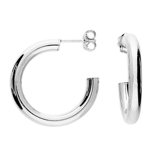 25mm hollow tube stud hoop