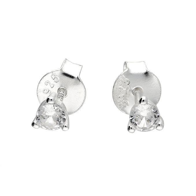 Cubic Zirconia Small Claw Stud