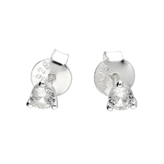Cubic Zirconia Small Claw Stud