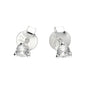 Cubic Zirconia Small Claw Stud