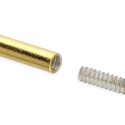 Sterling Silver Gold Plated Labret Stud Earring