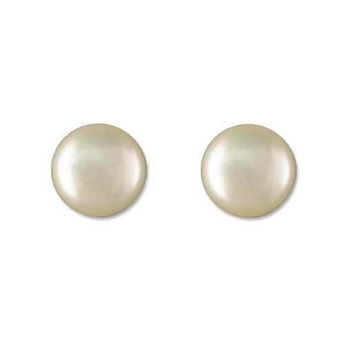 Freshwater Ivory Pearl Studs (11MM)