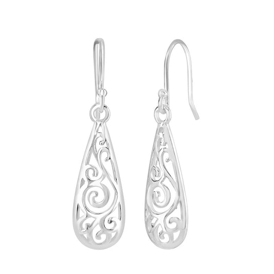 Curve detailed Drop Earrings